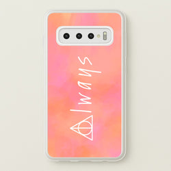 Deathly Always  - Harry Potter Phone Case for Galaxy S10 Plus