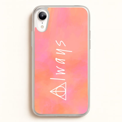 Deathly Always  - Harry Potter Phone Case for iPhone XR