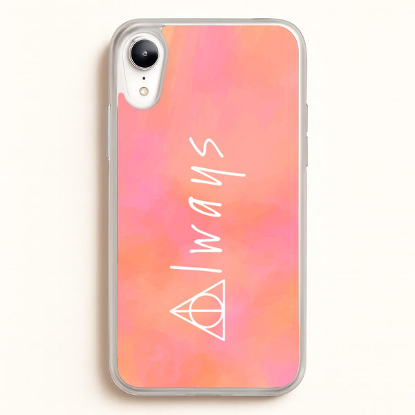 Deathly Always  - Harry Potter Phone Case for iPhone XR