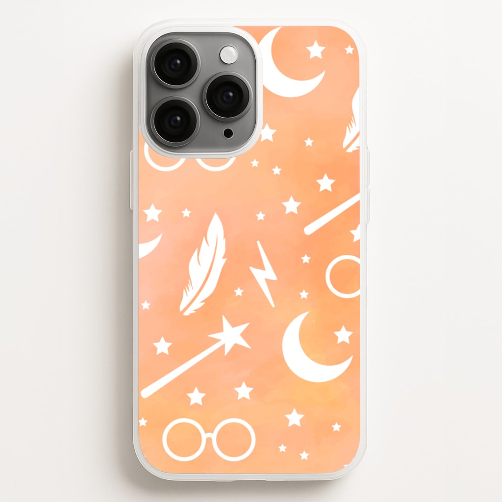 Wizard Icon Patterns  - Harry Potter Phone Case for iPhone 16 Pro Max