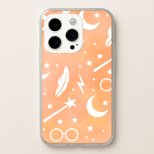 Wizard Icon Patterns  - Harry Potter Phone Case for iPhone 14 Pro Max