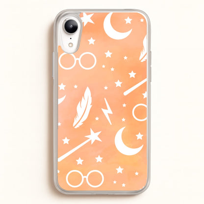 Wizard Icon Patterns  - Harry Potter Phone Case for iPhone XR