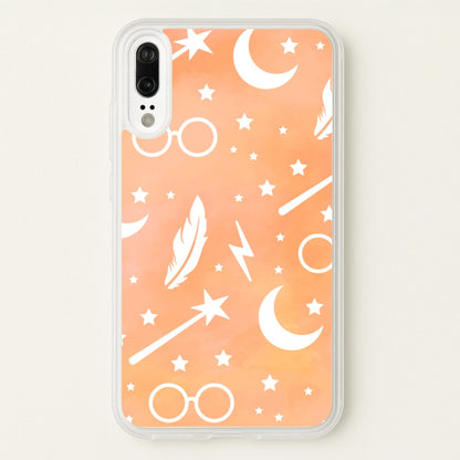 Wizard Icon Patterns  - Harry Potter Phone Case for Huawei P20