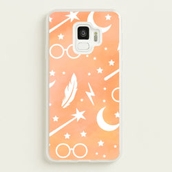 Wizard Icon Patterns  - Harry Potter Phone Case for Galaxy S9