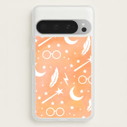Wizard Icon Patterns  - Harry Potter Phone Case for Google Pixel 9 Pro XL