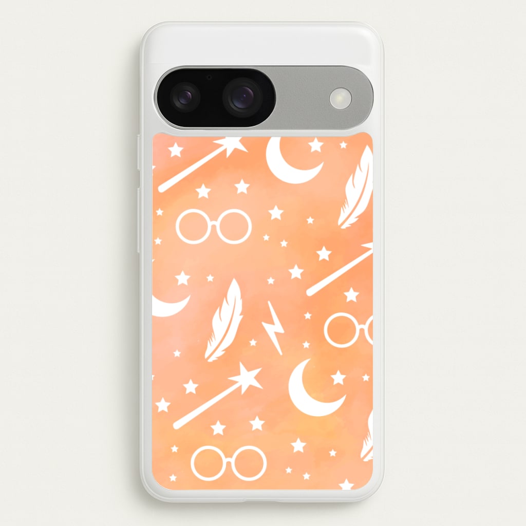 Wizard Icon Patterns  - Harry Potter Phone Case for Google Pixel 9 / 9 Pro