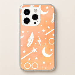 Wizard Icon Patterns  - Harry Potter Phone Case for iPhone 15 Pro