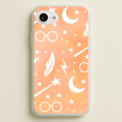 Wizard Icon Patterns  - Harry Potter Phone Case for iPhone 16e