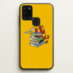 Book Stack  - Harry Potter Phone Case for Galaxy A21s