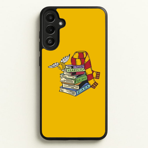 Book Stack  - Harry Potter Phone Case for Galaxy A36