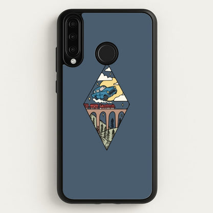 Flying Car  - Harry Potter Phone Case for Huawei P30 Lite