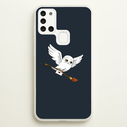 Messenger Owl Hedwig  - Harry Potter Phone Case for Galaxy A21s