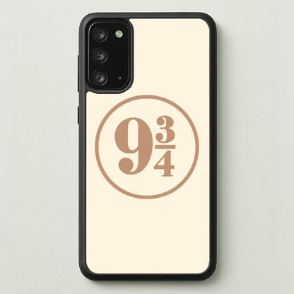 Platform Nine And Three Quaters  - Harry Potter Phone Case for Galaxy Note 20