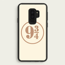 Platform Nine And Three Quaters  - Harry Potter Phone Case for Galaxy S9 Plus