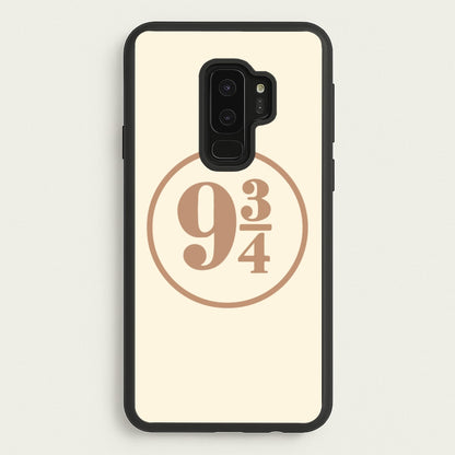 Platform Nine And Three Quaters  - Harry Potter Phone Case for Galaxy S9 Plus