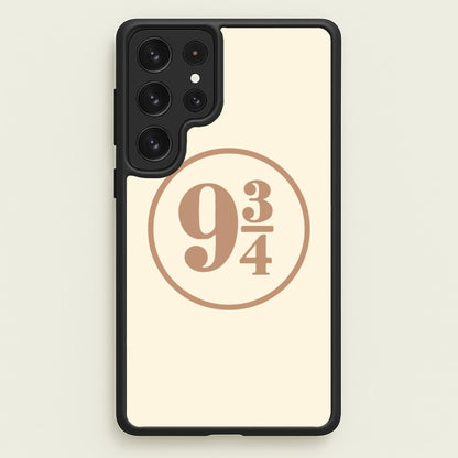 Platform Nine And Three Quaters  - Harry Potter Phone Case for Galaxy S22 Ultra