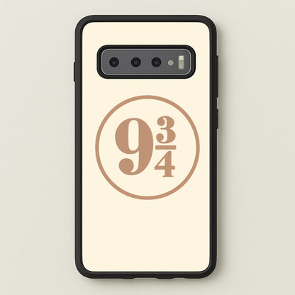Platform Nine And Three Quaters  - Harry Potter Phone Case for Galaxy S10