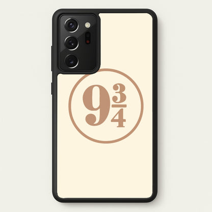 Platform Nine And Three Quaters  - Harry Potter Phone Case for Galaxy Note 20 Ultra