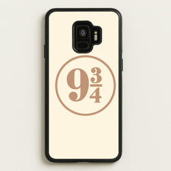 Platform Nine And Three Quaters  - Harry Potter Phone Case for Galaxy S9