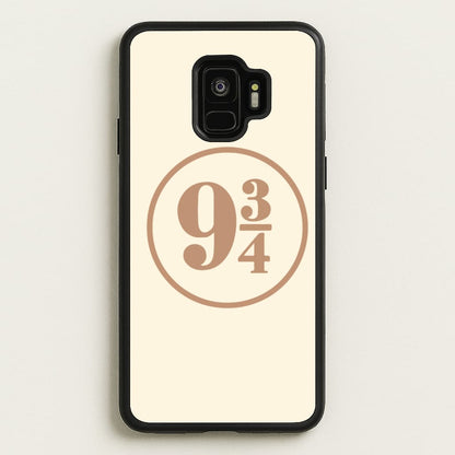 Platform Nine And Three Quaters  - Harry Potter Phone Case for Galaxy S9