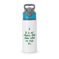 It Is Our Choices Active Water Bottle - Blue