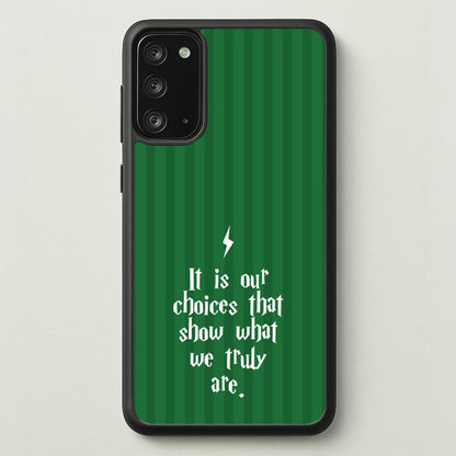 It Is Our Choices  - Harry Potter Phone Case for Galaxy Note 20