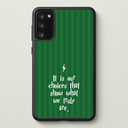 It Is Our Choices  - Harry Potter Phone Case for Galaxy S20FE