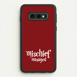 Mischief  - Harry Potter Phone Case for Galaxy S10e