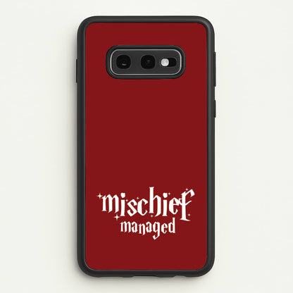 Mischief  - Harry Potter Phone Case for Galaxy S10e