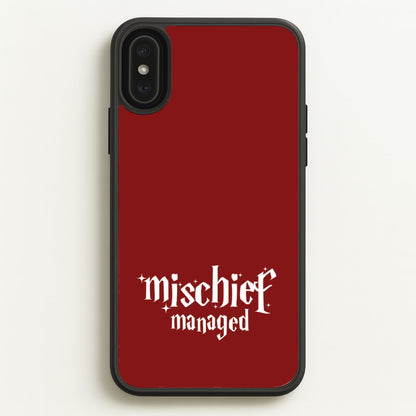 Mischief  - Harry Potter Phone Case for iPhone XS Max