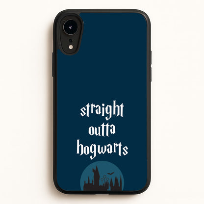 Straight Outta Hogwarts  - Harry Potter Phone Case for iPhone XR