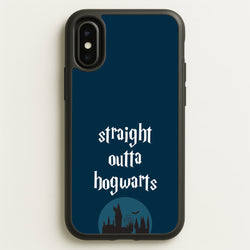 Straight Outta Hogwarts  - Harry Potter Phone Case for iPhone X / XS
