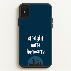 Straight Outta Hogwarts  - Harry Potter Phone Case for iPhone XS Max