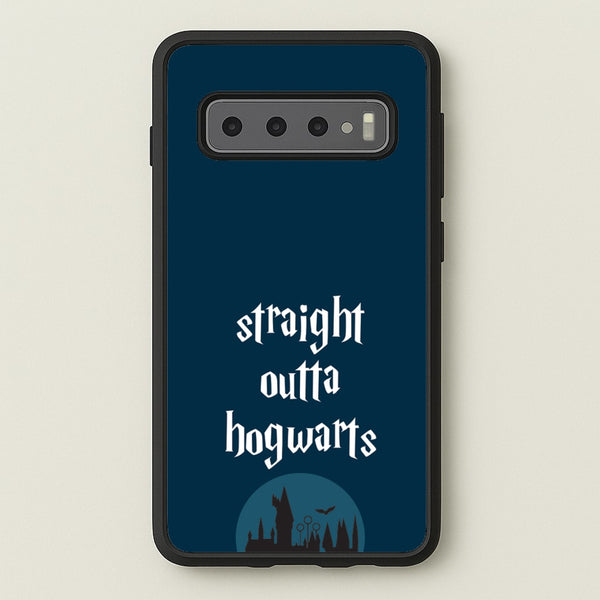 Straight Outta Hogwarts  - Harry Potter Phone Case for Galaxy S10 Plus