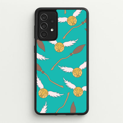 Quidditch Pattern - Harry Potter  - Harry Potter Phone Case for Galaxy A52 / A52s