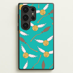 Quidditch Pattern - Harry Potter  - Harry Potter Phone Case for Galaxy S25 Ultra