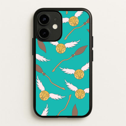 Quidditch Pattern - Harry Potter  - Harry Potter Phone Case for iPhone 12 / 12 Pro