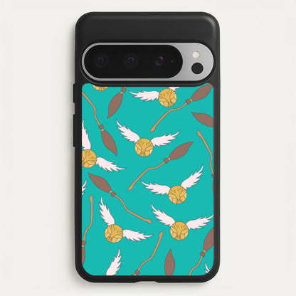 Quidditch Pattern - Harry Potter  - Harry Potter Phone Case for Google Pixel 9 Pro XL