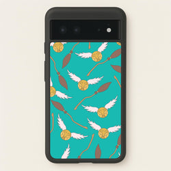 Quidditch Pattern - Harry Potter  - Harry Potter Phone Case for Google Pixel 6