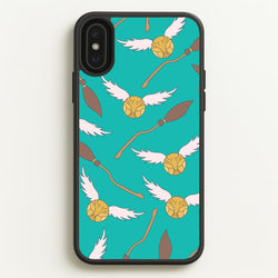 Quidditch Pattern - Harry Potter  - Harry Potter Phone Case for iPhone XS Max