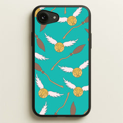 Quidditch Pattern - Harry Potter  - Harry Potter Phone Case for iPhone 16e
