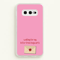 Waiting For My Letter  - Harry Potter Phone Case for Galaxy S10e