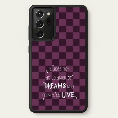 It Does Not To Dwell  - Harry Potter Phone Case for Galaxy Note 20 Ultra