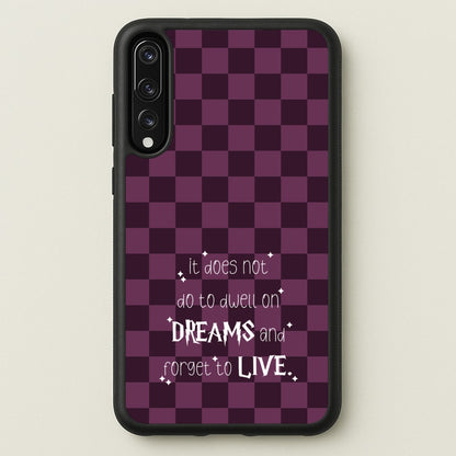 It Does Not To Dwell  - Harry Potter Phone Case for Huawei P20 Pro