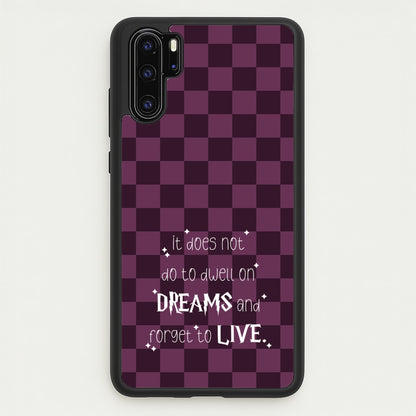 It Does Not To Dwell  - Harry Potter Phone Case for Huawei P30 Pro