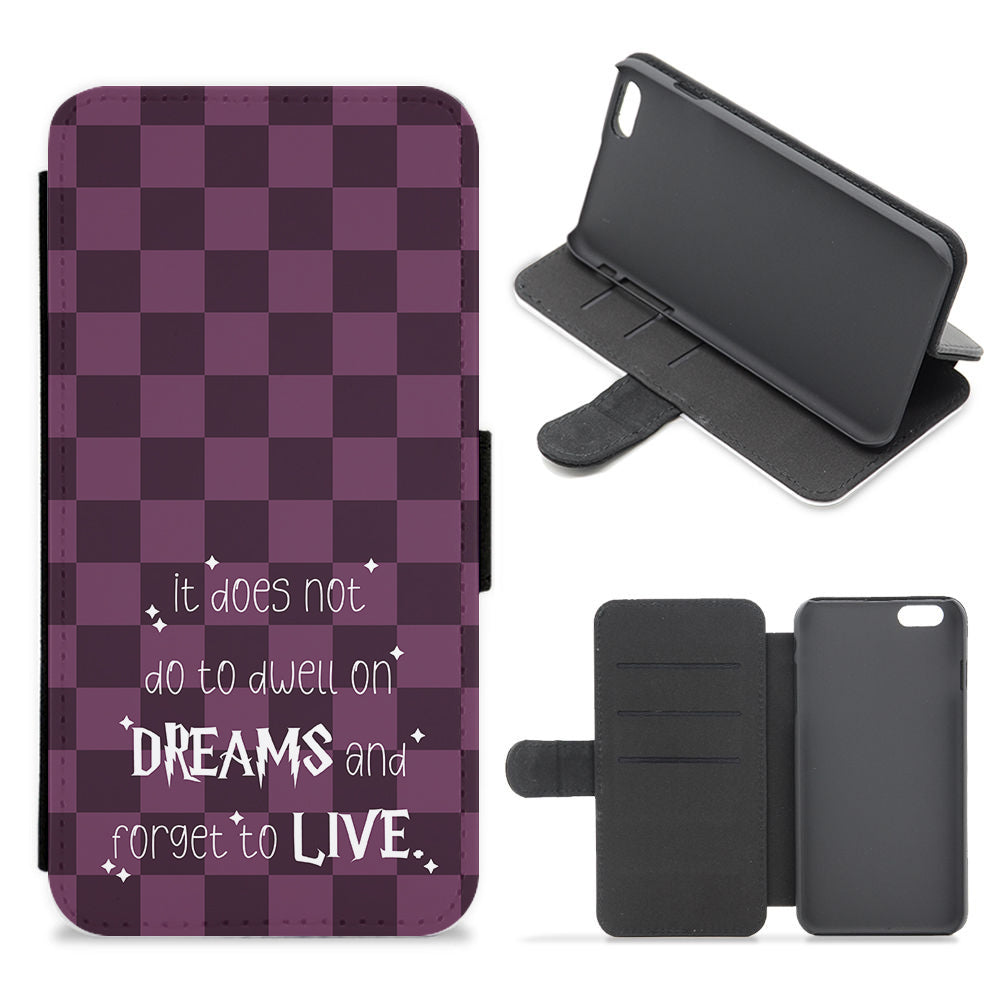 It Does Not Do To Dwell - Harry Potter Flip / Wallet Phone Case