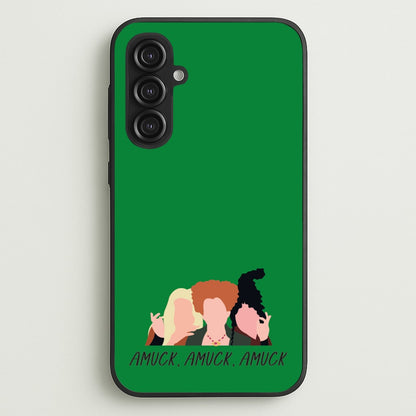 Amuck, Amuck, Amuck - Hocus Halloween  - Houcs Pocus Phone Case for Galaxy S23FE