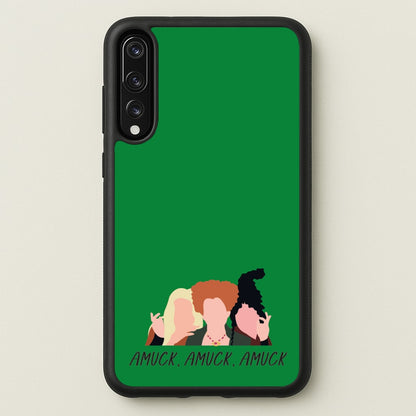 Amuck, Amuck, Amuck - Hocus Halloween  - Houcs Pocus Phone Case for Huawei P20 Pro