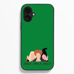 Amuck, Amuck, Amuck - Hocus Halloween  - Houcs Pocus Phone Case for iPhone 16 Plus