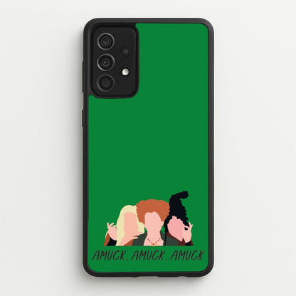 Amuck, Amuck, Amuck - Hocus Halloween  - Houcs Pocus Phone Case for Galaxy A52 / A52s